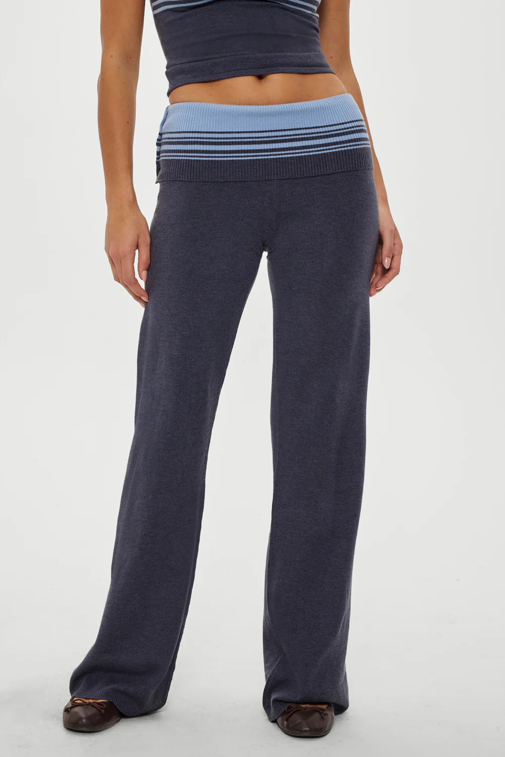Shore Low Rise Knit Pants | Frankies Bikinis