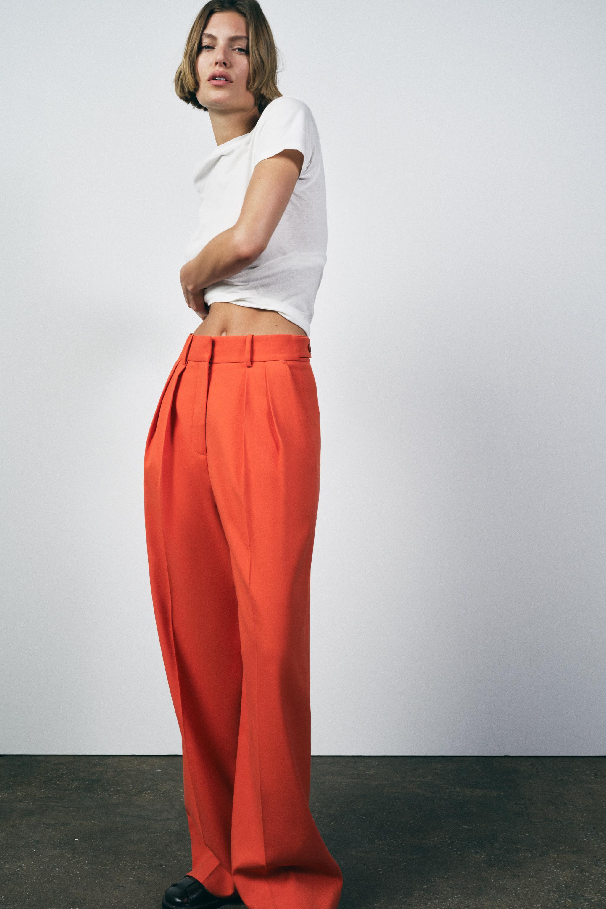 PLEATED PANTS ZW COLLECTION | Zara US