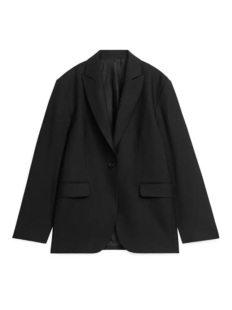 Oversized Wool Blend Blazer | ARKET (US&UK)