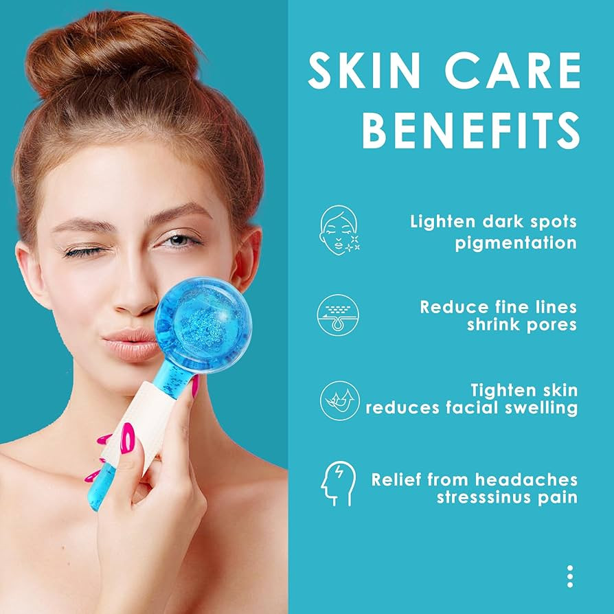 Lazzybeauty Ice Globes for Facials, Ice Globes, Facial Ice Globes, Cooling Globes, Globes for Fac... | Amazon (UK)