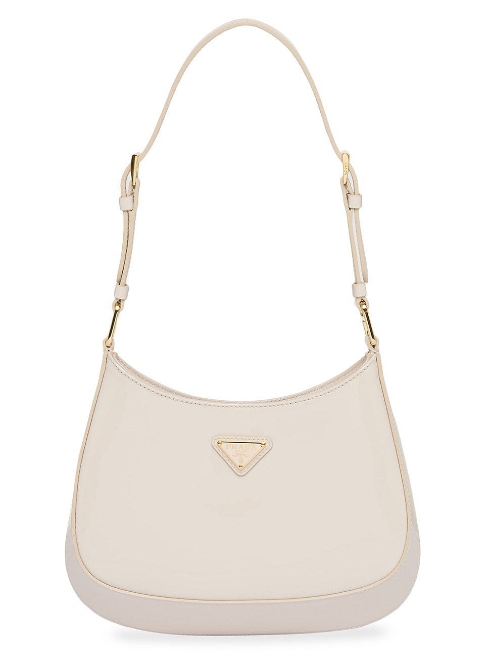 Women's Cleo Patent Leather Shoulder Bag - Beige Khaki | Saks Fifth Avenue