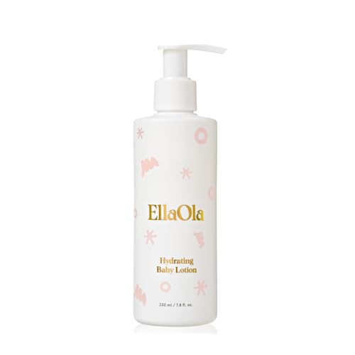 ELLAOLA Soothing Baby Lotion for Dry, Eczema Prone & Sensitive Skin with Jojoba Oil + Squalane - Moisturizing, Nourishing Lotion for Newborns, Babies & Kids, Fragrance Free | 7.8 fl. oz. | Amazon (US)