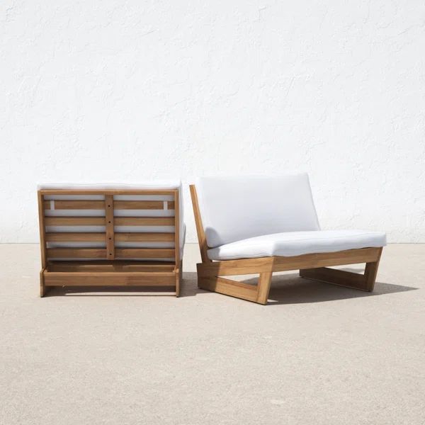 Louise Patio Chair with Cushions (Set of 2) | Wayfair Professional