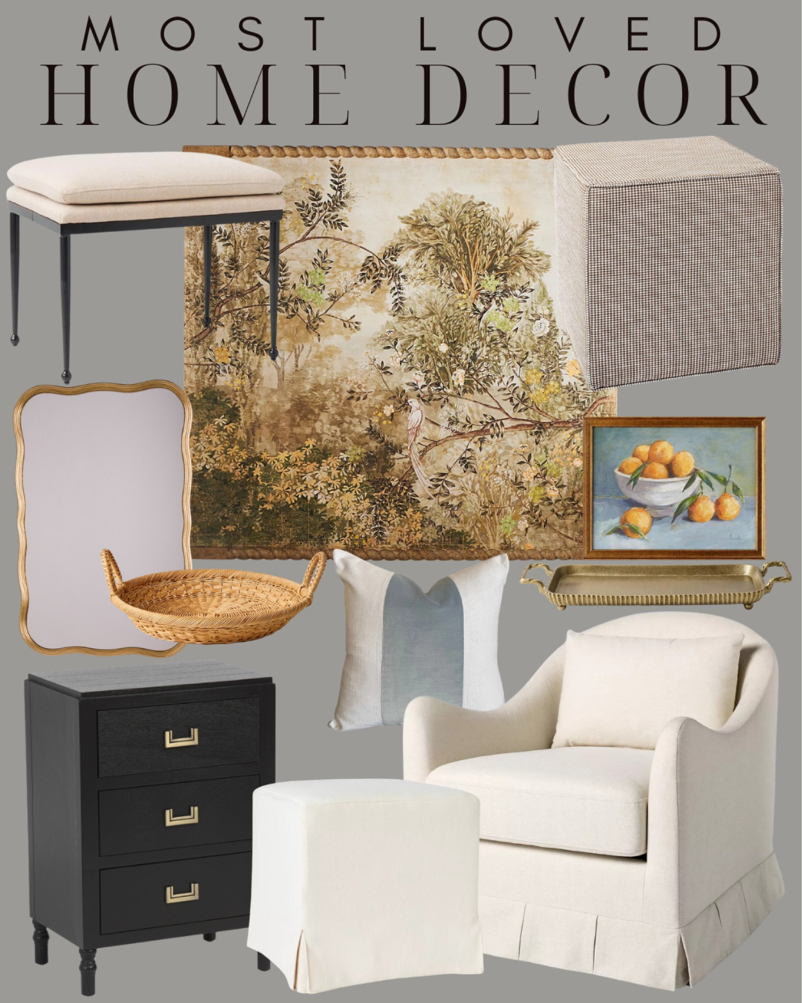 Most loved Home Decor finds from a mix of retailers! I own and love several of these items, including this great ottoman that is finally back in stock! 

fLiving room, bedroom, guest room, family room, Modern home decor, traditional home decor, budget friendly home decor, Interior design, shoppable inspiration, curated styling, beautiful spaces, classic home decor, style tip, look for less, designer inspired, mirror, gold mirror, amazon favorites, wall art, framed art, ottoman, art, Anthropologie art, dresser, nightstand, home accents, basket, decorative accents

 

#LTKFamily #LTKHome #LTKStyleTip