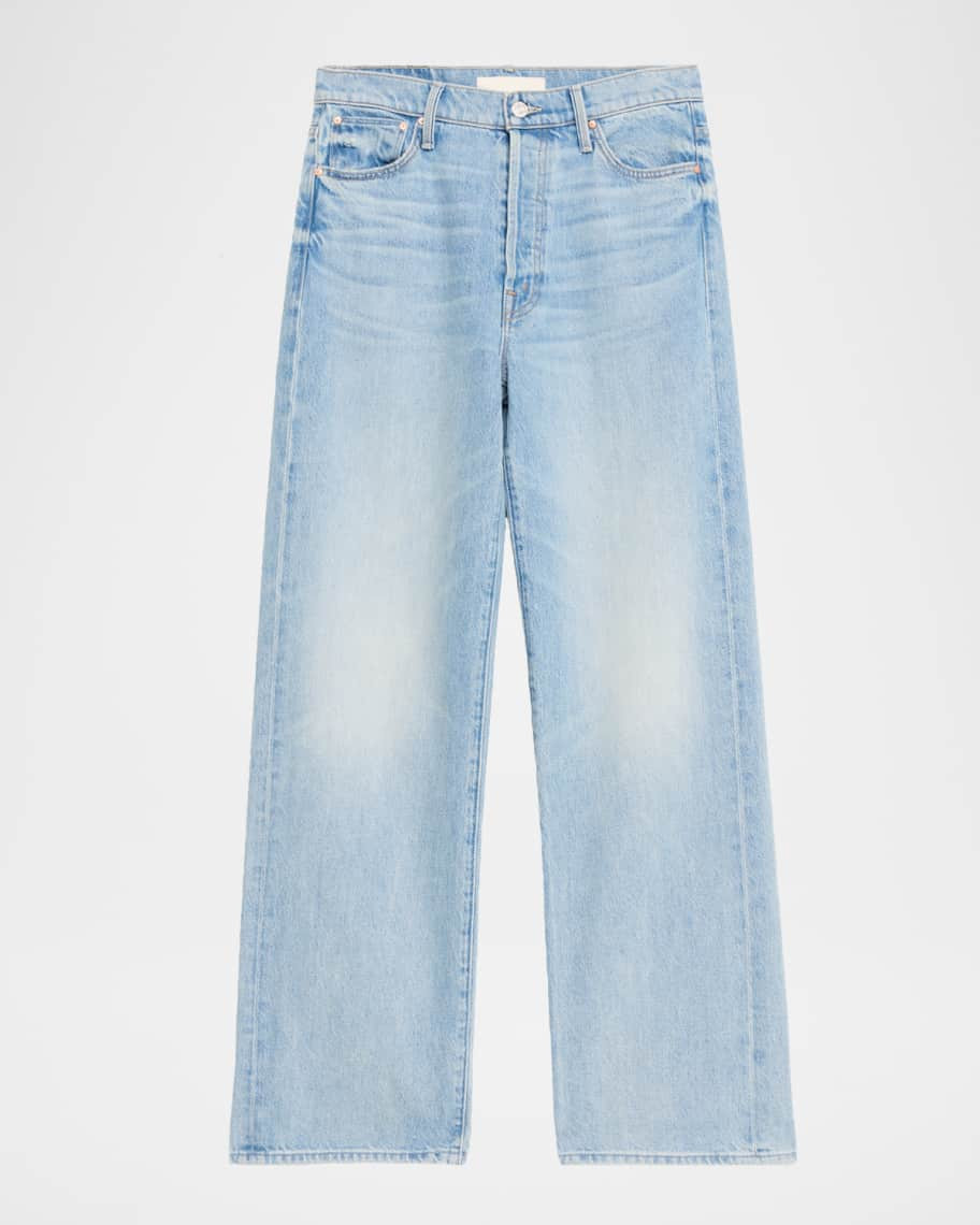 MOTHER The Dodger Button Hover Cuff Jeans | Neiman Marcus