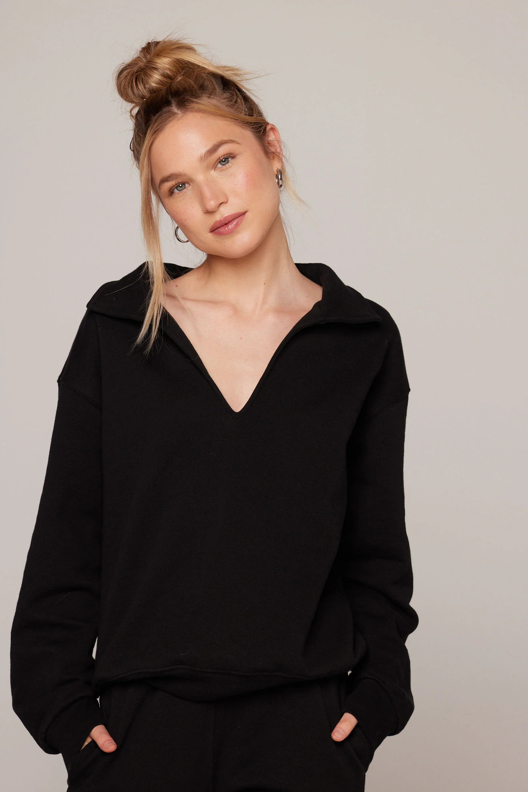 JORDAN SWEATSHIRT - BLACK | Shop With Belen