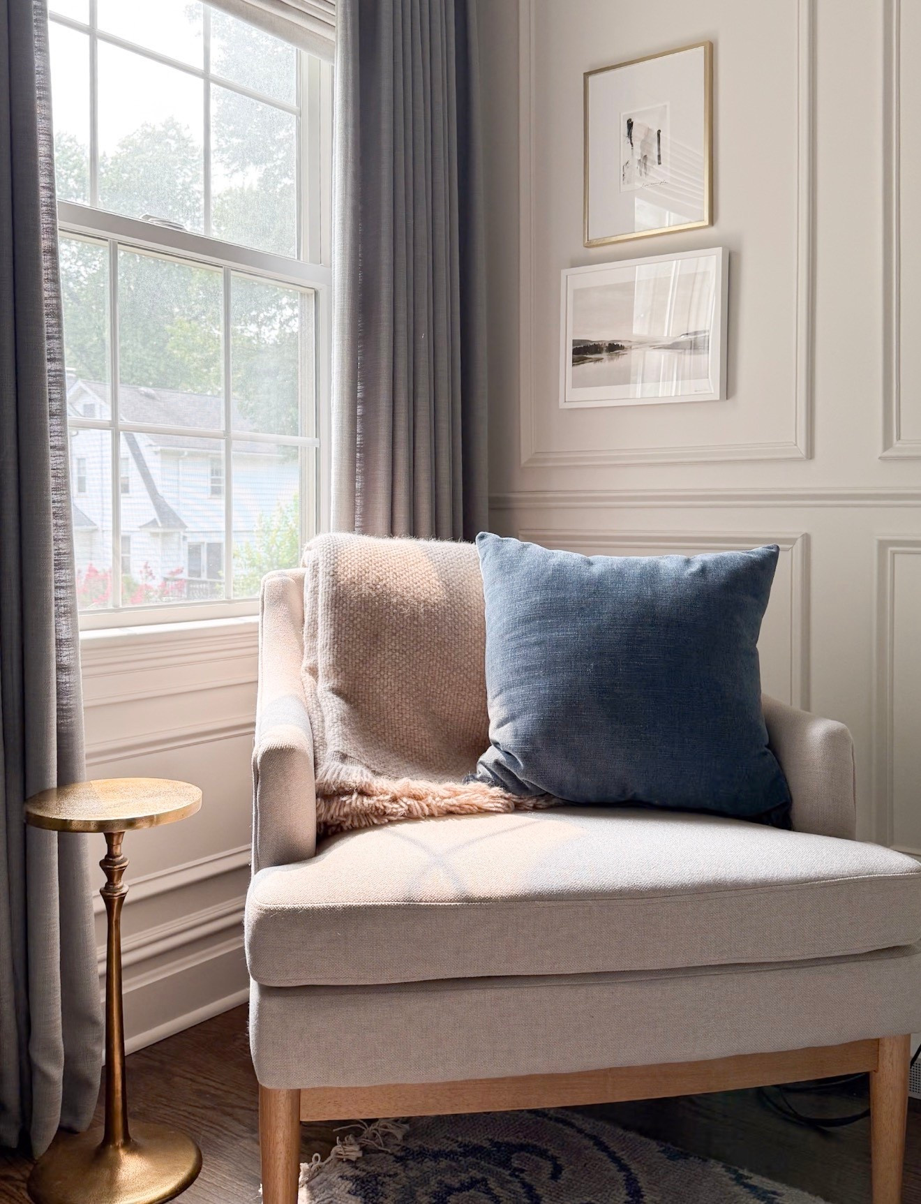 Cozy bedroom corner 

Chair is from @Target (!!) and this gorgeous throw is on sale right now… 

#LTKHome #LTKSaleAlert #LTKselfcare