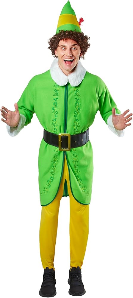 Rubies Men's Elf Movie Buddy The Elf Costume, Green | Amazon (US)