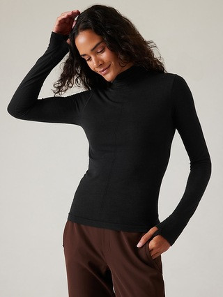 Ascent Seamless Turtleneck | Athleta