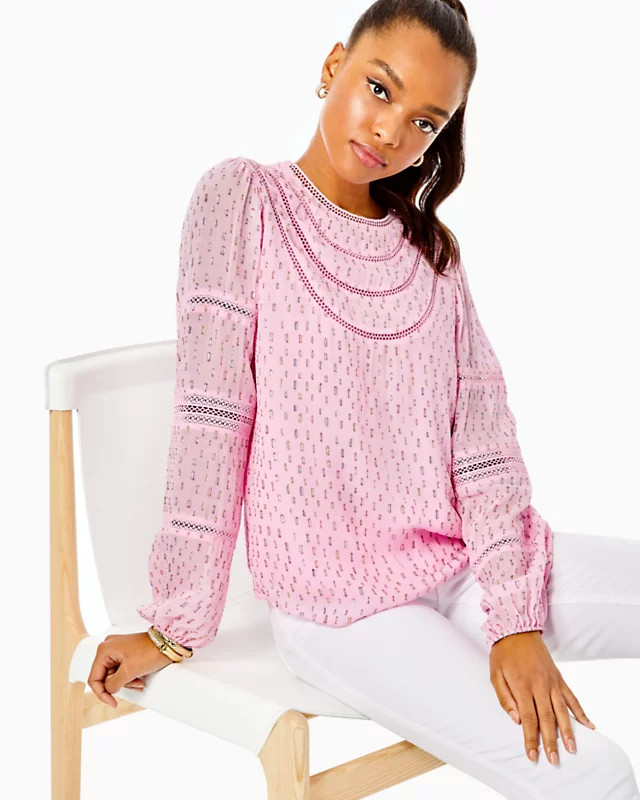 Briley Lace Top | Lilly Pulitzer | Lilly Pulitzer