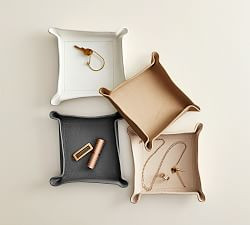 Quinn Leather Catchall Tray | Pottery Barn (US)