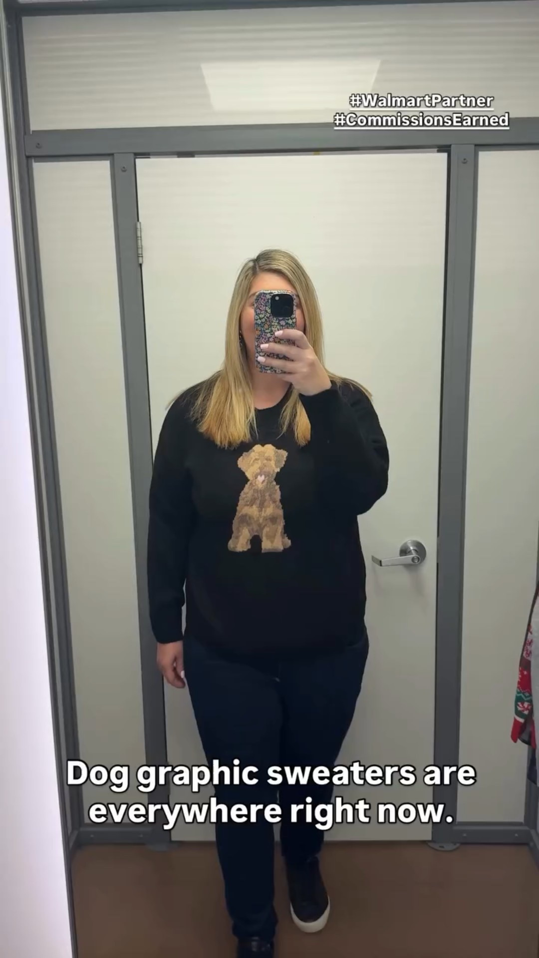 Did not expect a dog graphic sweater to be this cute, but here we are. This Fashion Icon sweater from @walmart is midweight, comfy, and has that cool graphic sweater look that’s trending everywhere right now. #WalmartPartner #CommissionsEarned 

Trying on both the black and gray dog sweaters, and they’re surprisingly easy to style with jeans, cargos, or layered under a jacket. If you’re into affordable @walmartstyle fashion finds and easy everyday outfits, this one’s a win.

Follow @sparklinginstyle for more Walmart finds, try-on hauls, and trending fashion

#walmartfashion #walmartfinds #graphicsweater #doggraphicsweater #tryonhaul #affordablefashion #casualoutfits

No Boundaries Fashion Icon sweater, Walmart dog graphic sweater, graphic sweater women, Walmart try on haul, affordable graphic sweaters, trendy Walmart fashion, everyday casual outfits