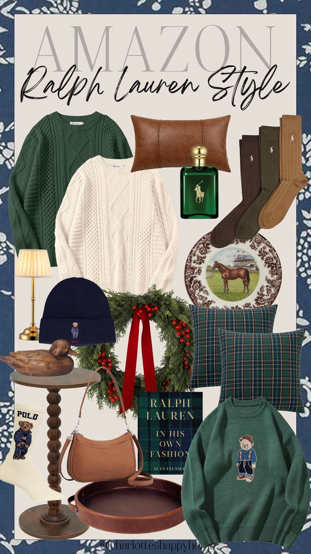 Amazon meets Ralph Lauren! All the staples to grab to achieve the look - your outfits and your home - this holiday and winter season! 

#ralphlaurenstyle

RL style. Amazon finds. Amazon fashion. Amazon home. Amazon Ralph Lauren style  

#LTKHoliday #LTKHome #LTKFindsUnder100