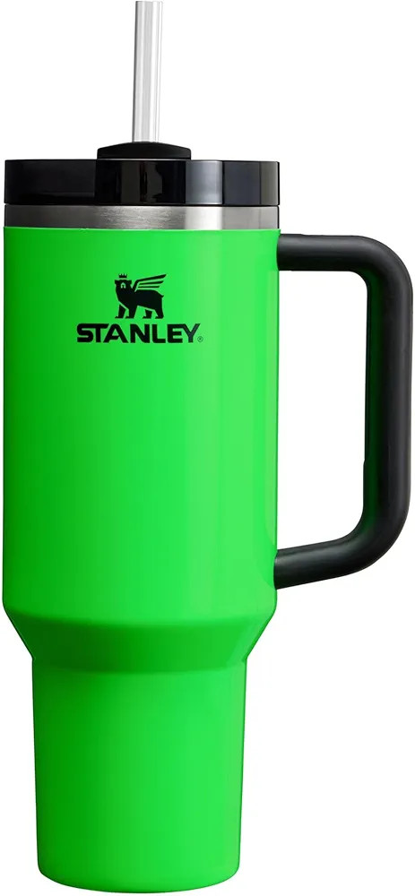 Stanley Quencher H2.0 FlowState - Vaso aislado al vacío de acero inoxidable con tapa y popote pa... | Amazon (US)