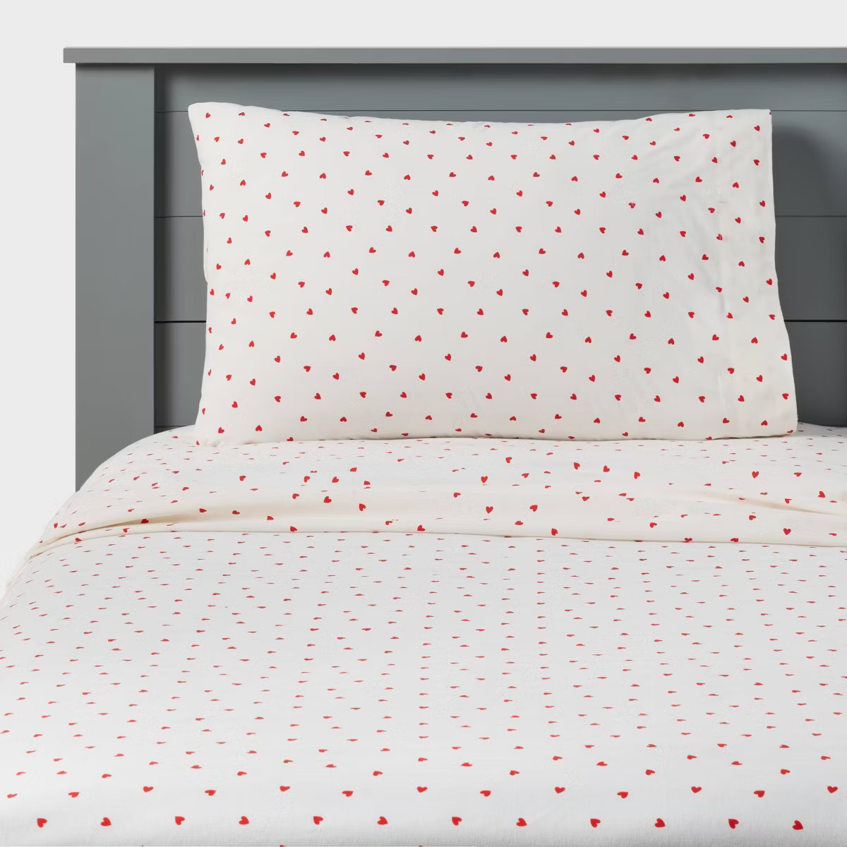 Kids' Heart Cotton Sheet Set - Pillowfort™ | Target