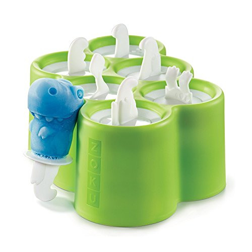 Zoku Dino Pop Molds, 6 Different Easy-release Silicone Popsicle Molds in One Tray, Unique and Fun... | Amazon (US)