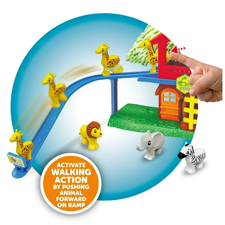 Kid Connection Animal Zoo Play Set, 22 Pieces | Walmart (US)