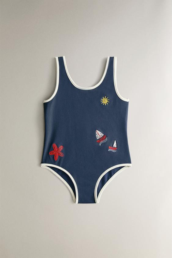 KIDS’ SEA BEACH SWIMSUIT | Zara US