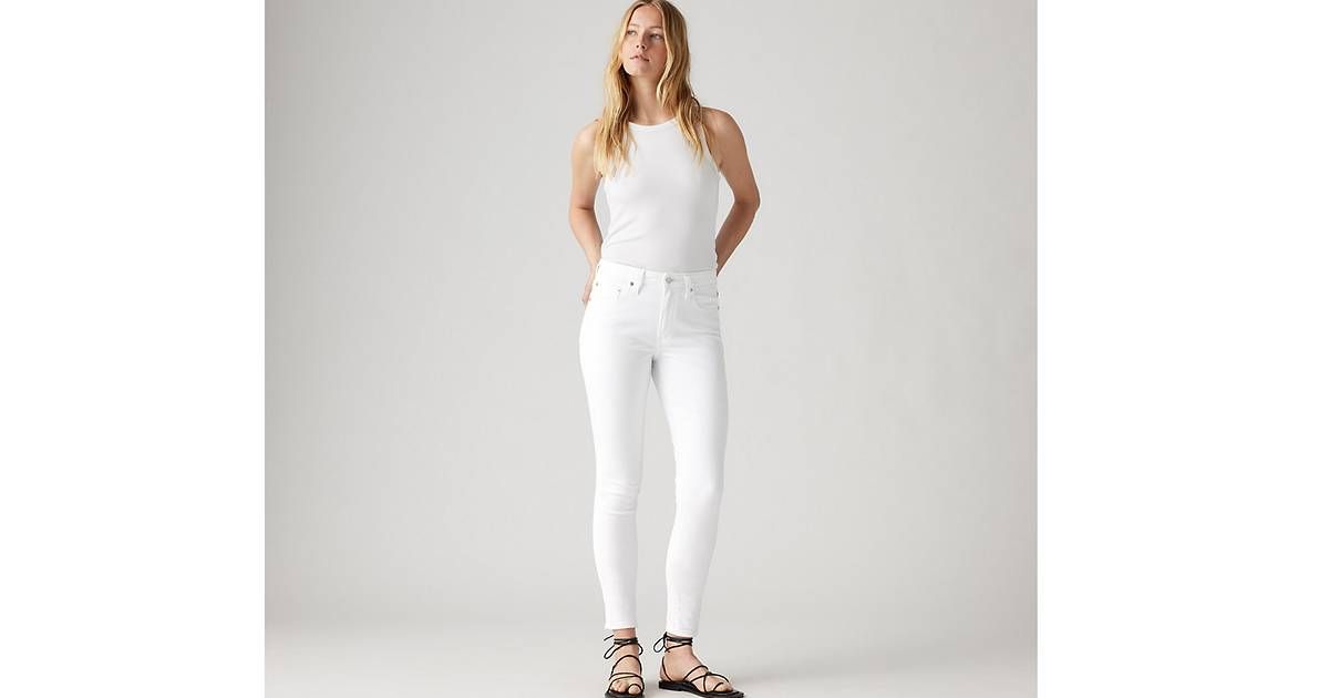 721 High Rise Skinny Women's Jeans - White | Levi's® US | LEVI'S (US)