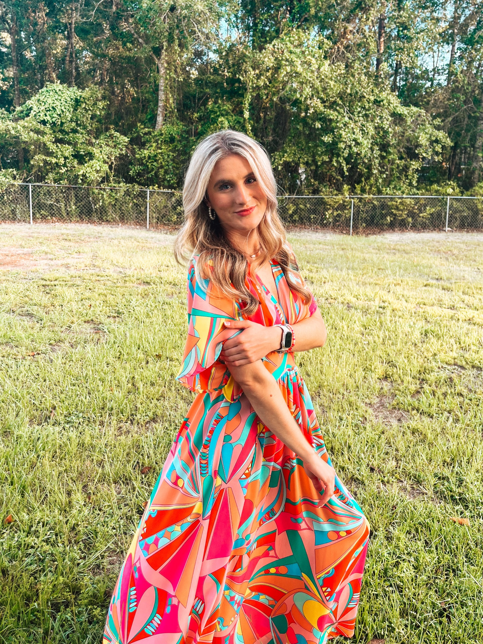 in love with this dress, giving groovy vibes!!
so bright and vibrant! I just love it!
This one is from These Three so I am going to link some that are similar!!

#boutique #dress #groovy #concert #day #night #summer #summerdress #pink #70s #blonde #pearls #barbienightout #barbie #barbiemovie #shein 

#LTKsalealert #LTKFind #LTKfit