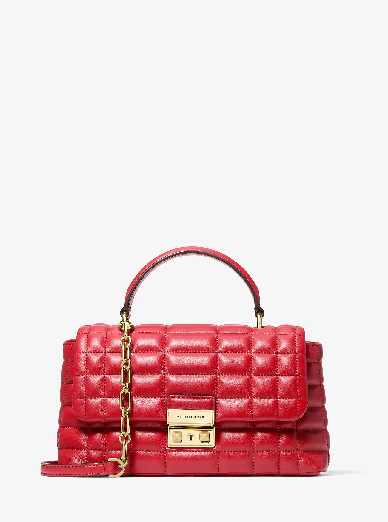 Tribeca Medium Quilted Leather Satchel | Shop Simon