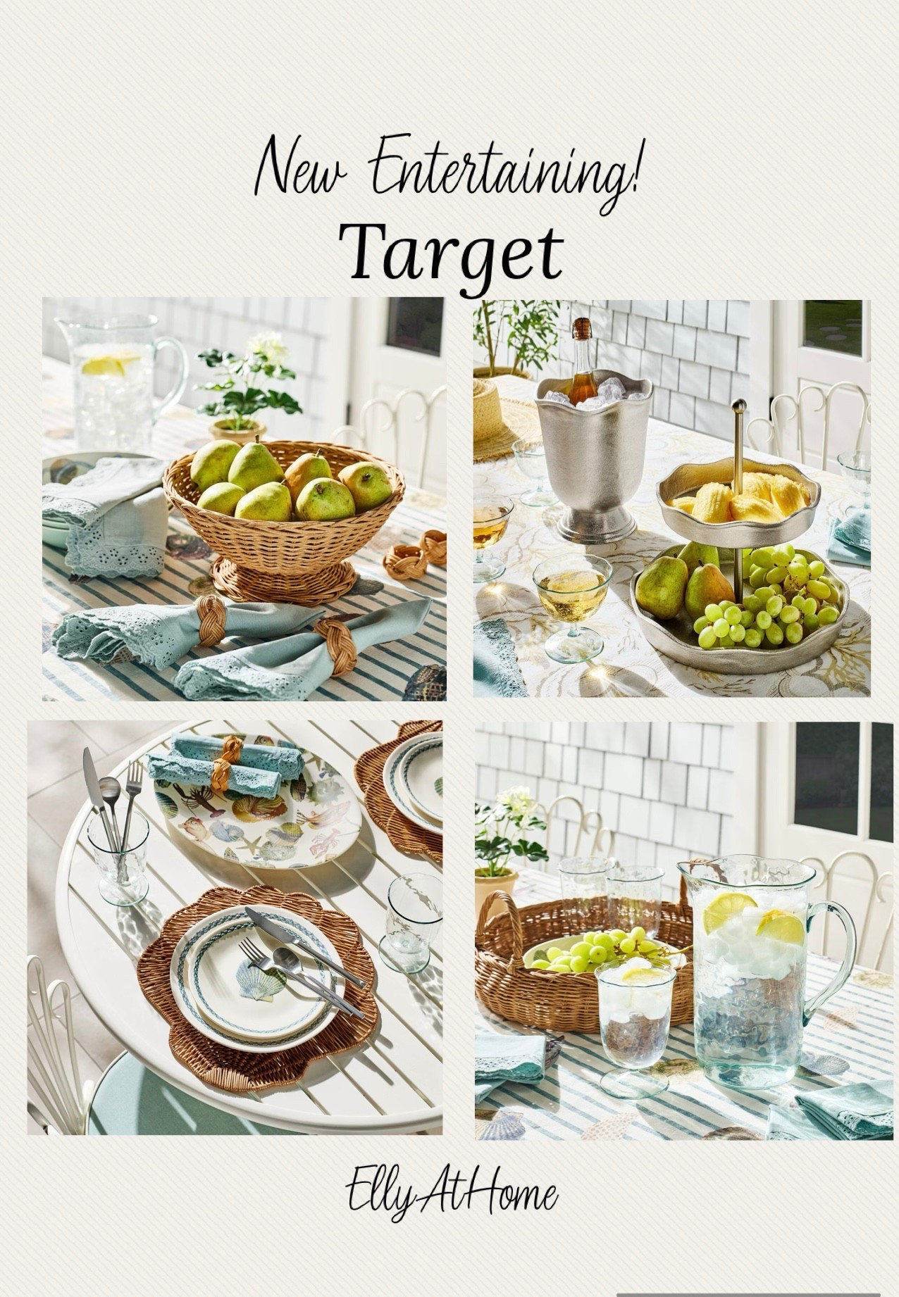New spring to summer entertaining, kitchen collections at Target! Coastal, summer, decor. Shop soon!

#LTKHome #LTKdayinmylife