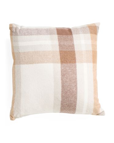 Made In Portugal 22x22 Plaid Pillow | Marshalls