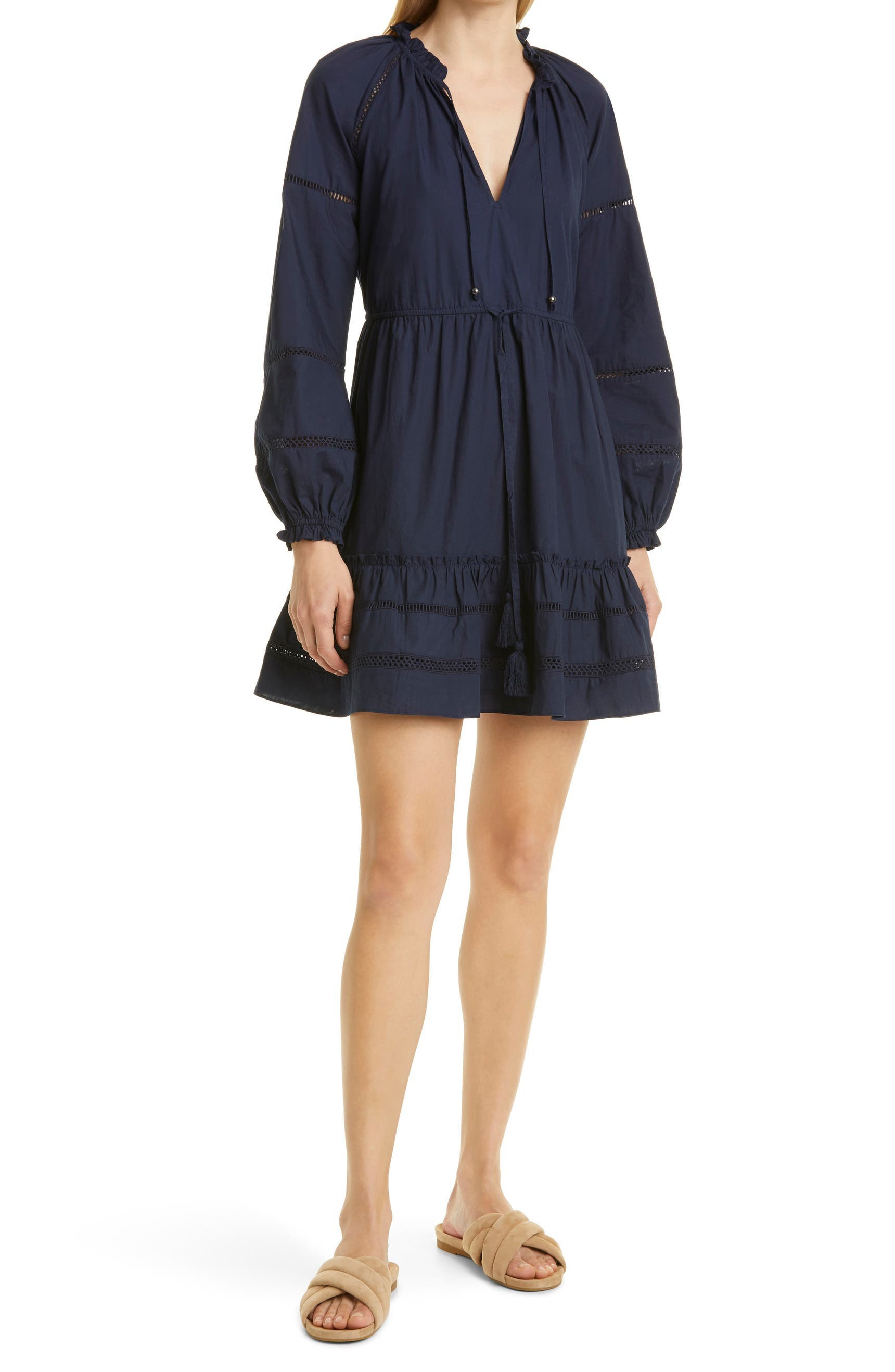 Danica Long Sleeve Cotton Dress | Nordstrom