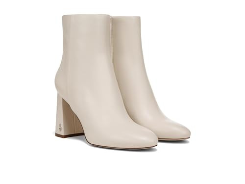 Sam Edelman Women's Daria Ankle Boot Modern Ivory 10 Medium | Amazon (US)