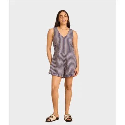 Known Supply Heaven Romper in Pearl/lemon Lime at Nordstrom, Size Xx-Large | Nordstrom