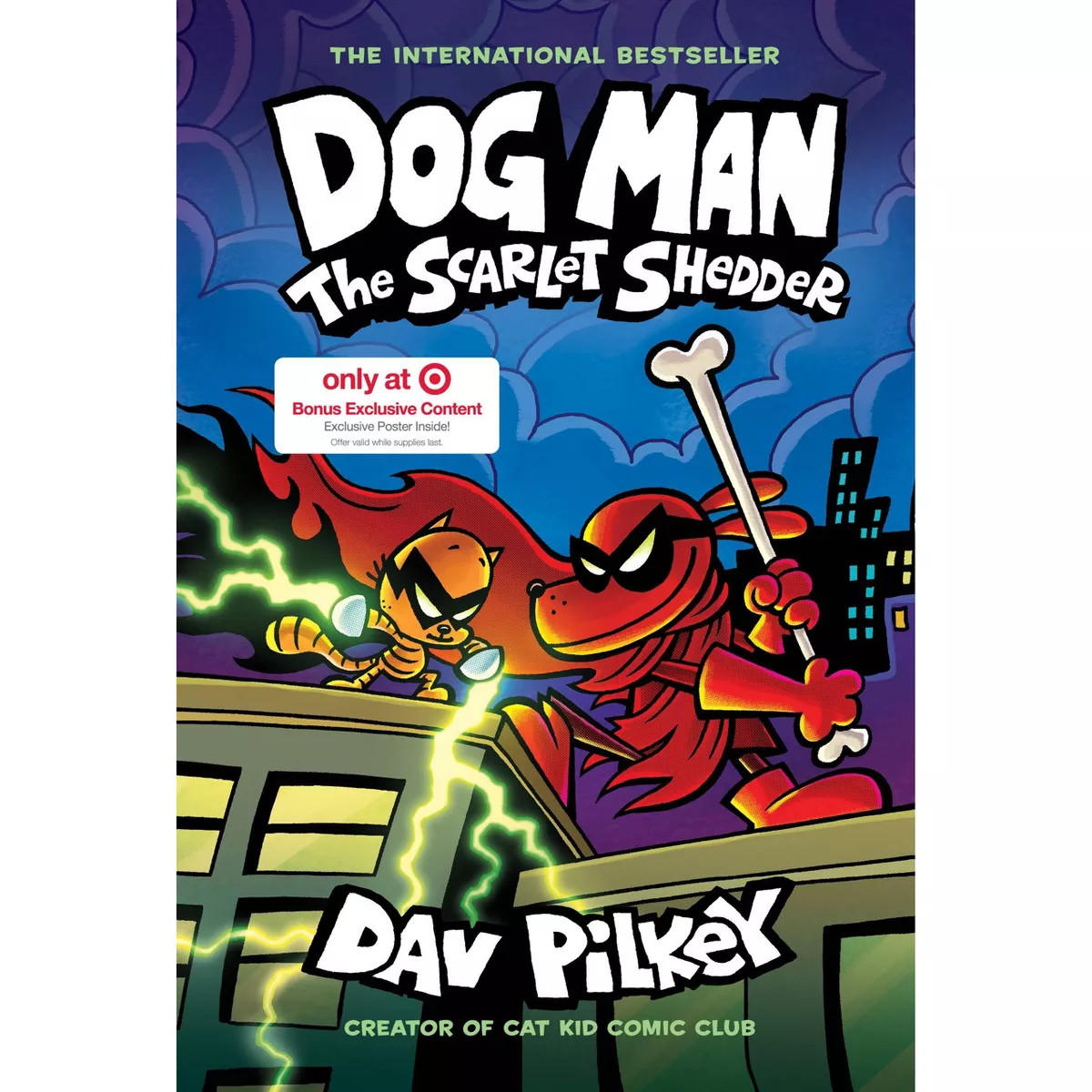 Dog Man #12 - DH - Target Exclusive Edition -by Dav Pilkey (Hardcover) | Target