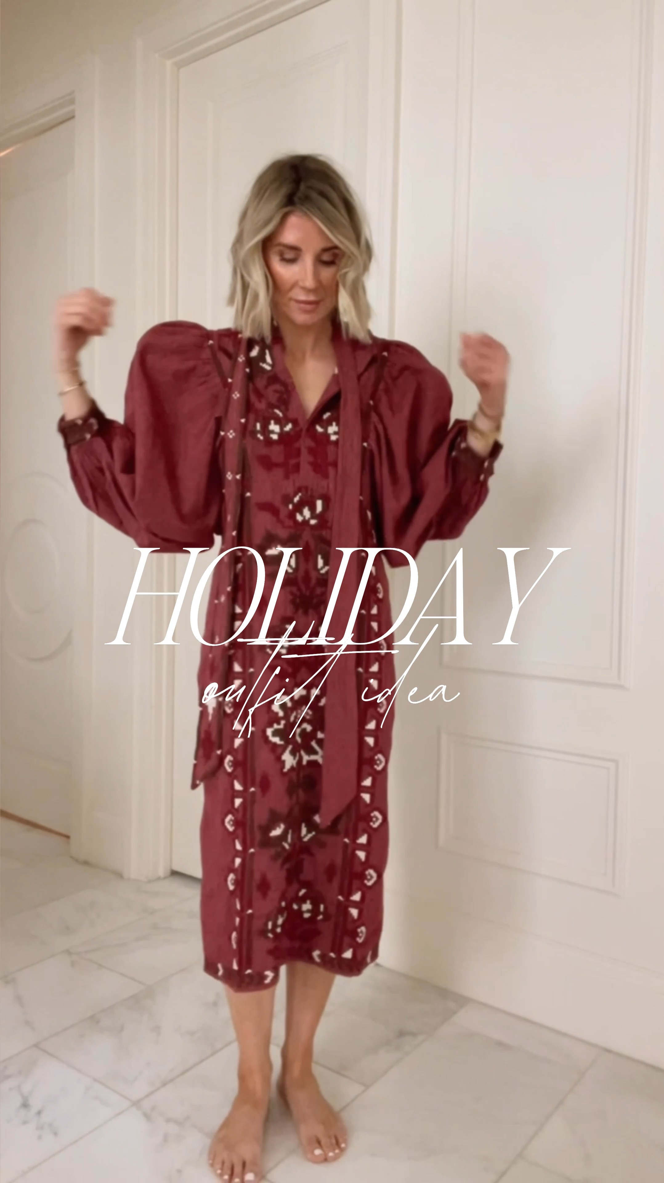 The best holiday dress @saks #SaksPartner #Saks