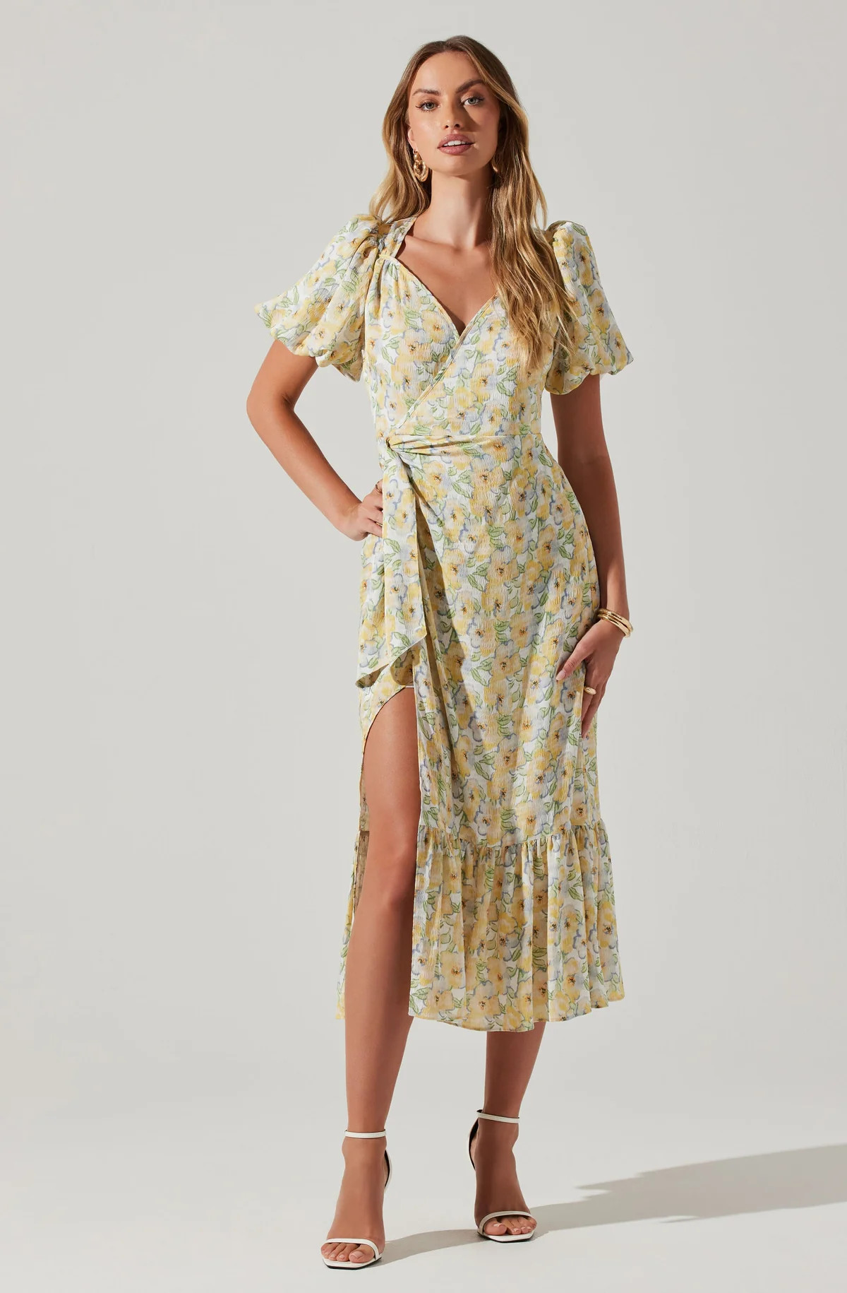 Modena Floral Midi Dress | ASTR The Label (US)