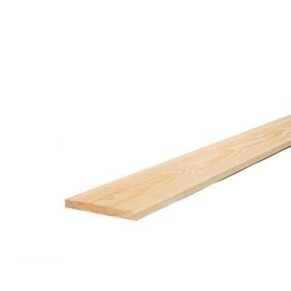 1 in. x 8 in. x 8 ft. Select Kiln-Dried Square Edge Whitewood Common Softwood Boards 489467 - The... | The Home Depot