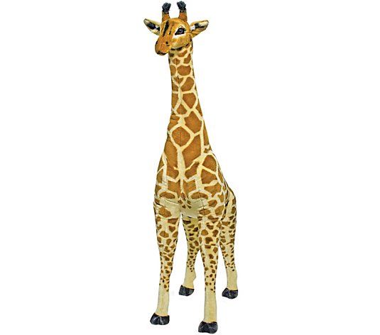 Melissa & Doug Lifelike Plush Giraffe Fantasy Character - QVC.com | QVC