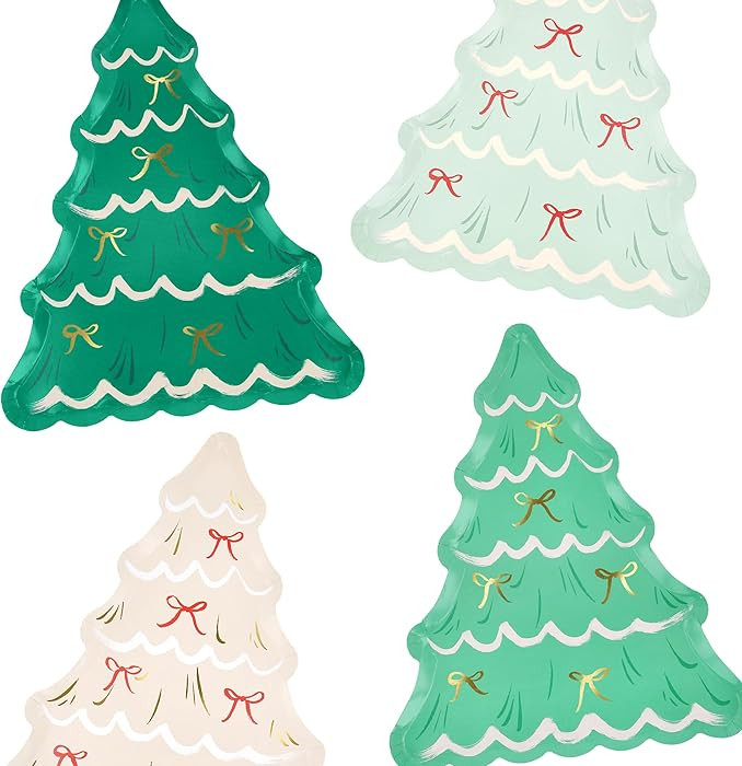Meri Meri Christmas Party Plates (Pack of 8), Disposable Plates for Party, Christmas Paper Plates... | Amazon (US)
