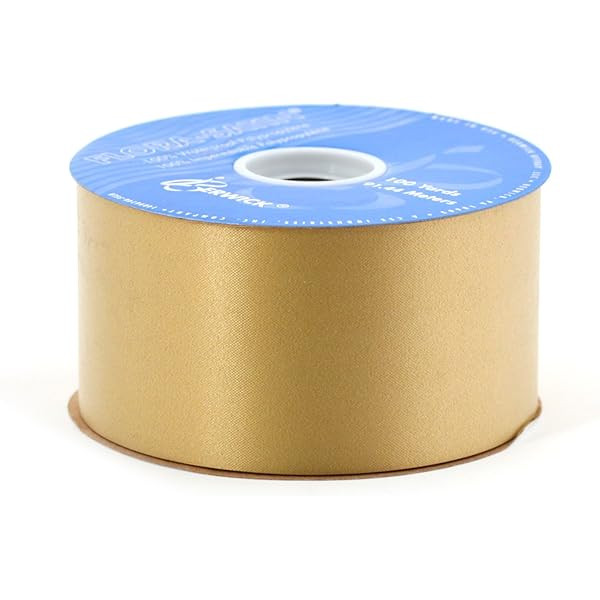 Mandala Crafts Fabric Satin Ribbon for Hair Bow Making, Sewing, Gift Wrapping, Flower Bouquets, Part | Amazon (US)