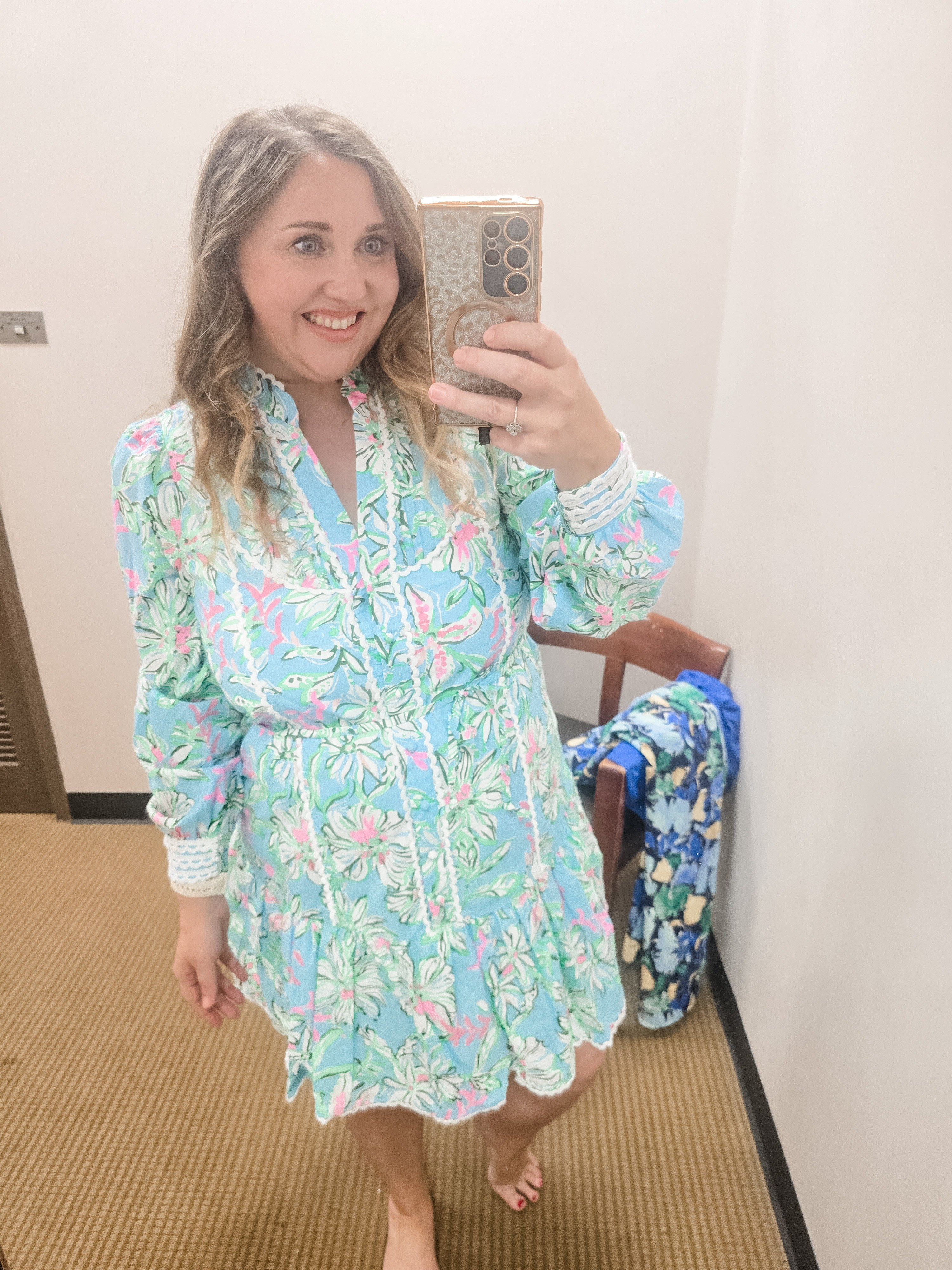 How cute would this one look with cowboy boots!? Can you find the bunny in the print? #arletta#easterdress #lillypulitzer #livinglargeinlilly #preppy #easterdress #spring 

#LTKMidsize #LTKPlusSize