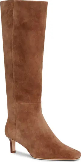 PAIGE Ansley Kitten Heel Knee High Boot (Women) | Nordstrom | Nordstrom
