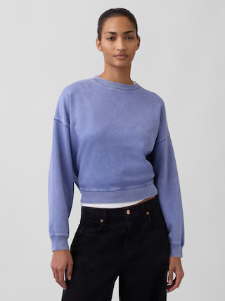 VintageSoft Wedge Crewneck Sweatshirt | Gap (US)