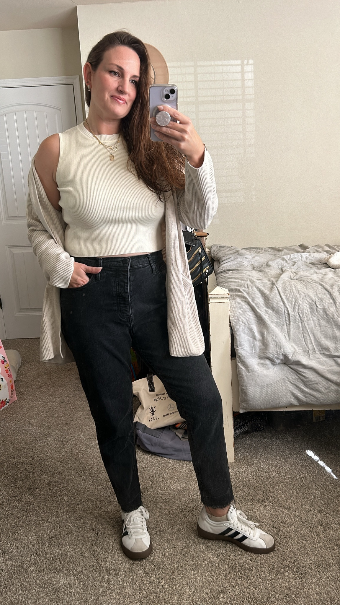 Day date outfit 🌞 New favorite Amazon tank (wearing a Large) 

#LTKMidsize #LTKFindsUnder50 #LTKOver40