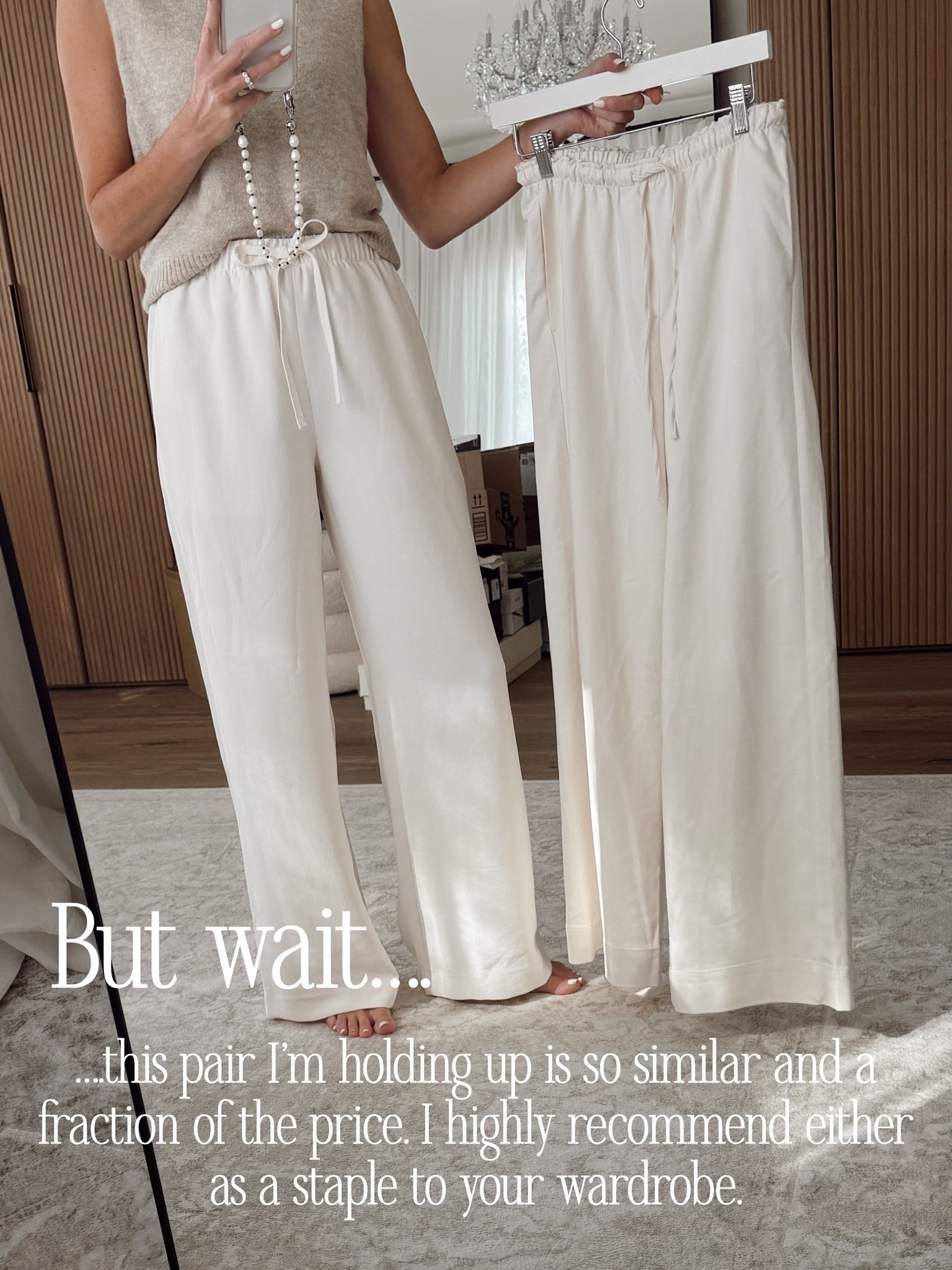 I wear the size small in the Aritzia pants and XS in the target pants. Love them both!! #stylinfinds @Aritzia @Target 

#LTKOver40 #LTKSeasonal #LTKootd