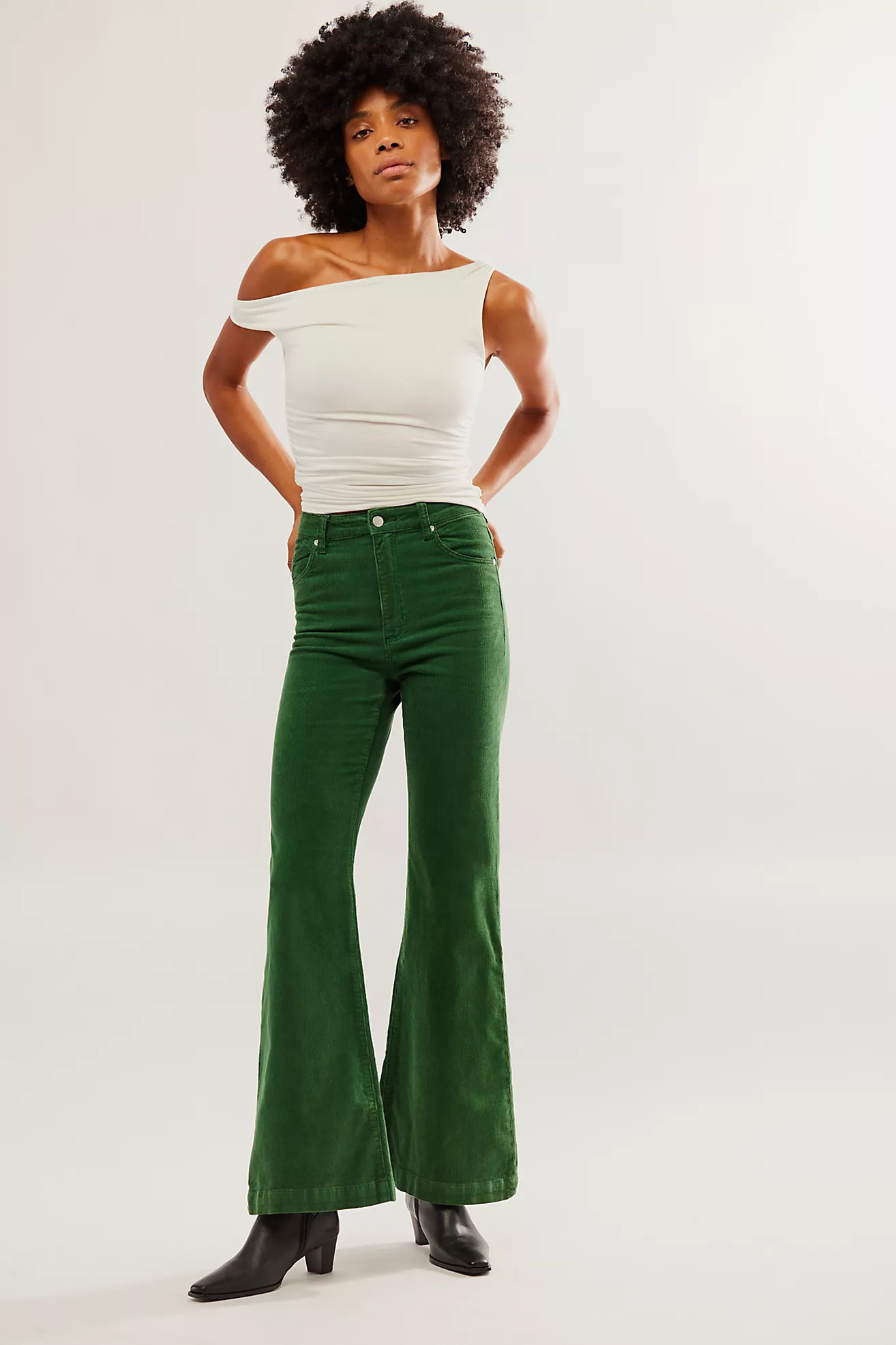 Rolla's East Coast Cord Flare Jeans | Free People (Global - UK&FR Excluded)