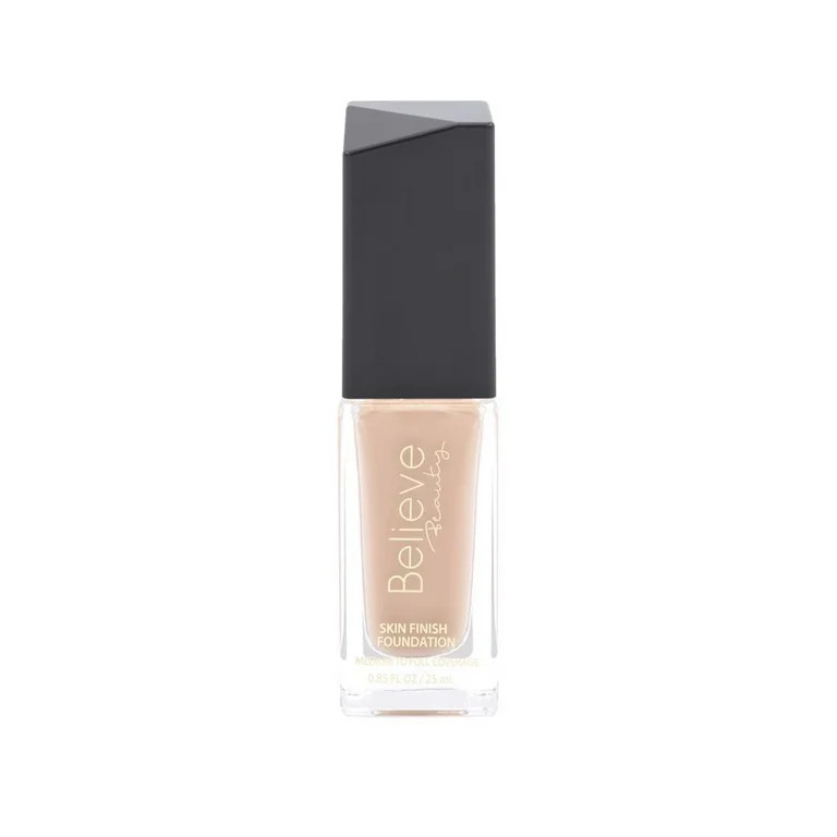 Believe Beauty Skin Finish Foundation~NUDE~ Medium To Full Coverage Makeup | Walmart (US)