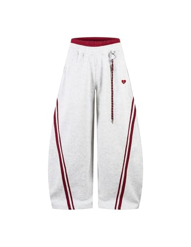 Aelfric Eden Stripes Baggy Barrel Sweatpants Elastic Double Waist Wide Leg Pants Women Men Casual... | Amazon (US)