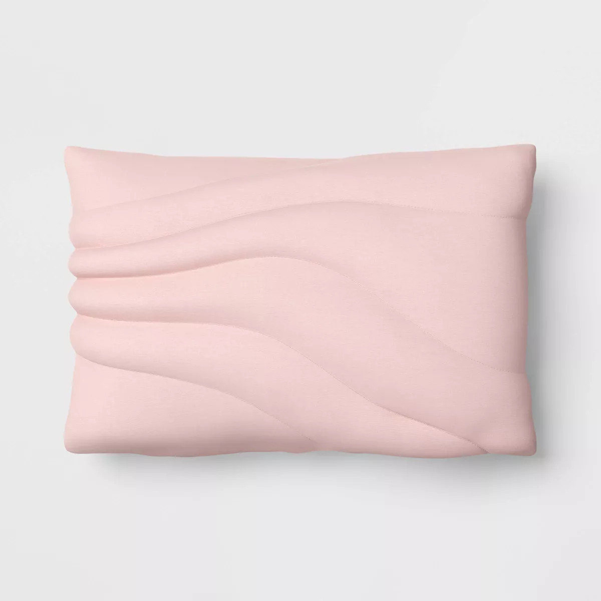 Lumbar Cotton Jersey Quilted Puff Toss Throw Pillow - Room Essentials™ | Target