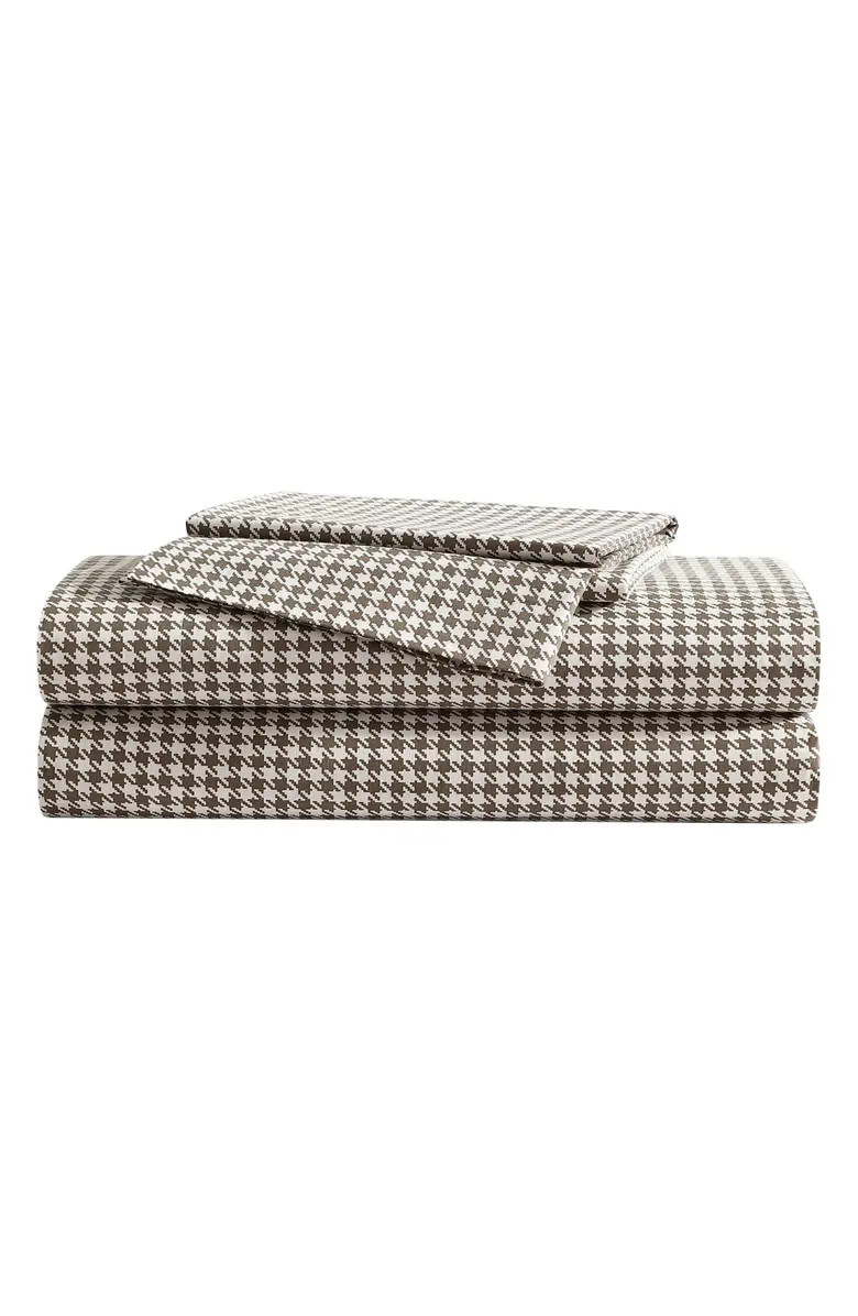 Eddie Bauer Harrison Houndstooth Cotton Percale Sheet Set | Nordstromrack | Nordstrom Rack
