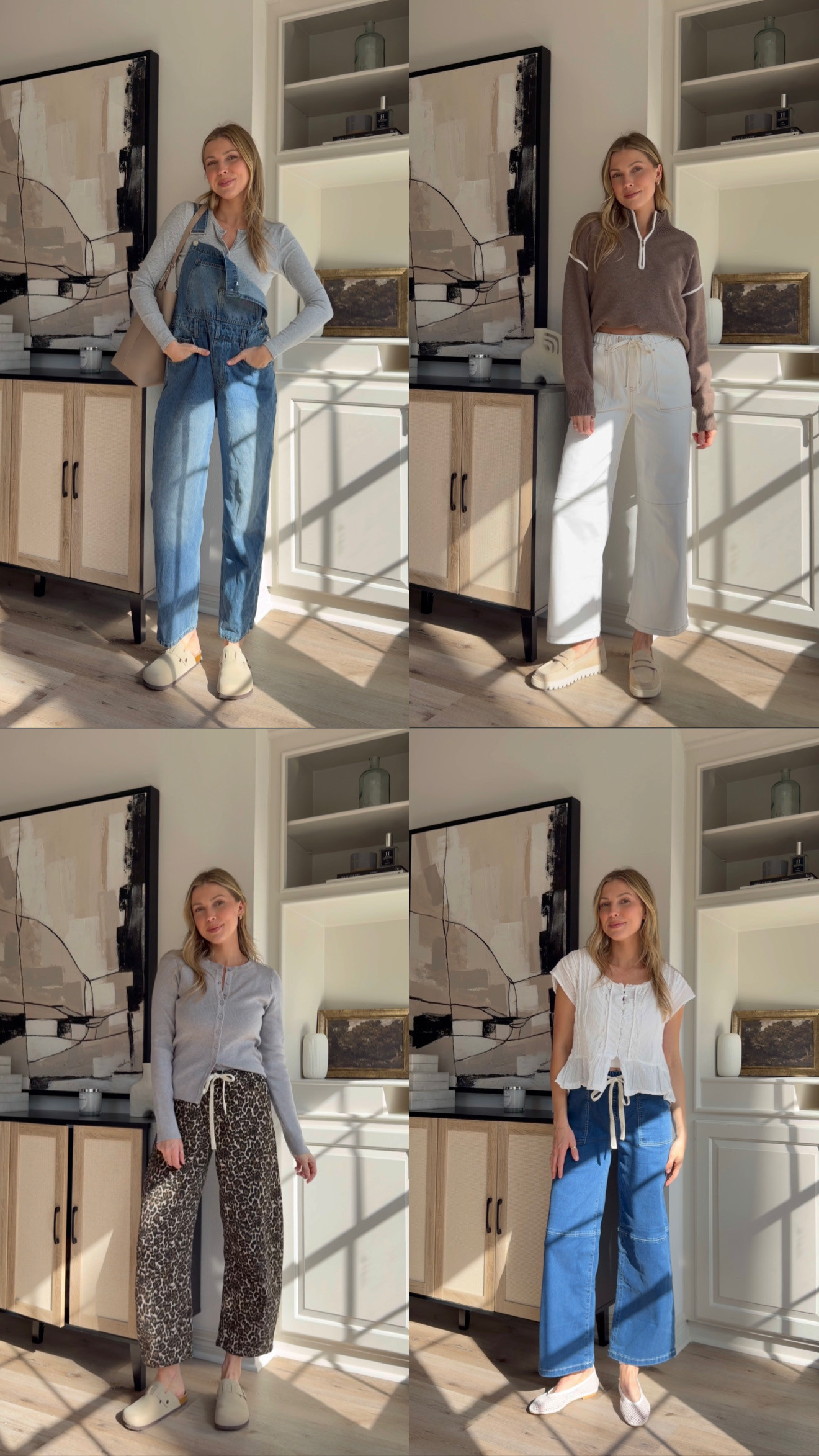 Cute and comfy everyday mom outfit inspo! Nursing and postpartum friendly! 
 

 #LTKootd #LTKFindsUnder50