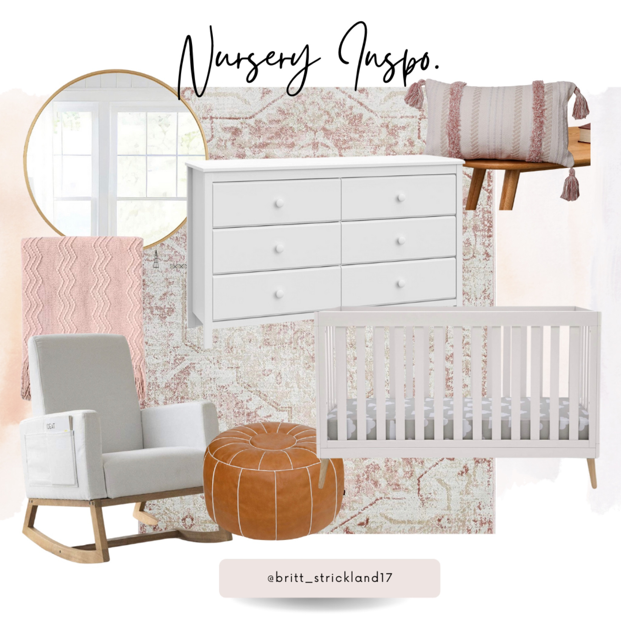 Baby girl nursery inspiration. 

#LTKbaby #LTKhome #LTKbump