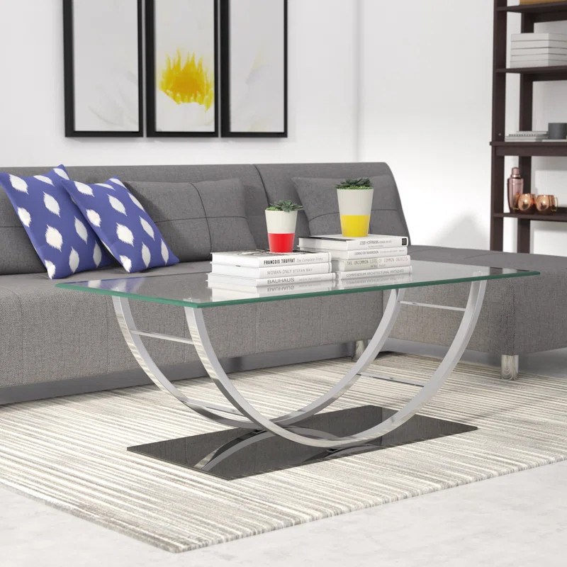 Adelphie Pedestal Coffee Table | Wayfair Professional